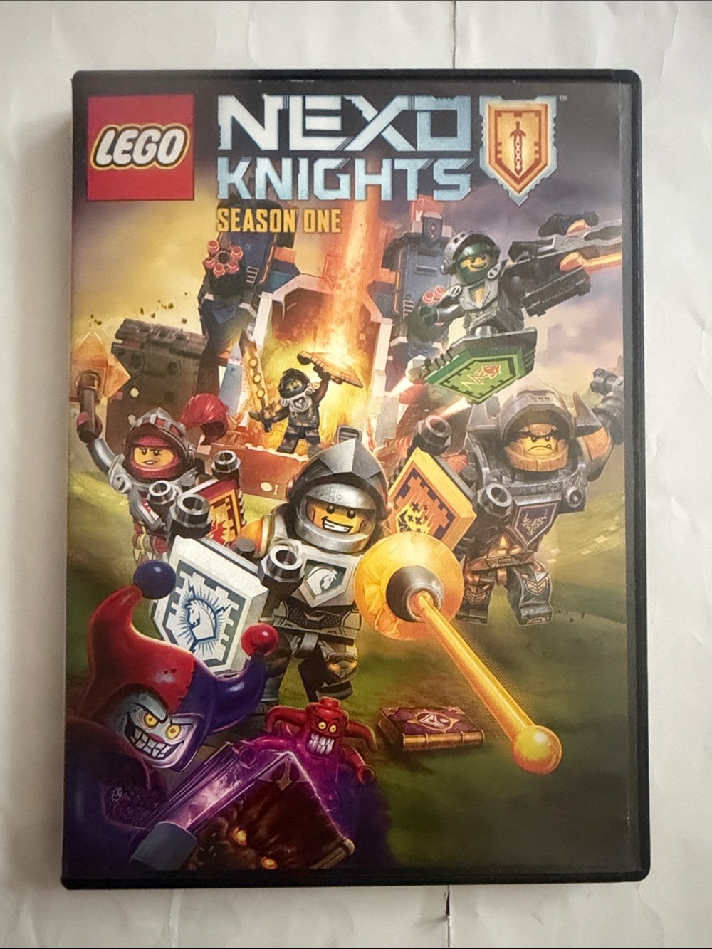 Lego Nexo Knights Season One - Blue, Yellow, Red, Purple